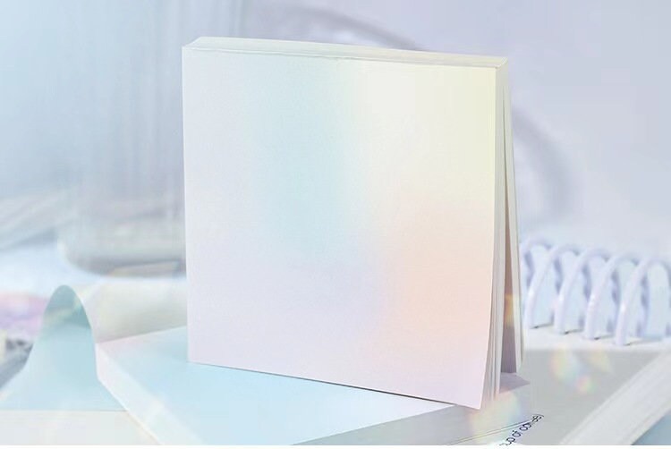 Romantic Illusions Creative Gradient Note Pad | Memo Pad | Colorful Writing Pad | Creative DIY Decor Stationary Student Supplies