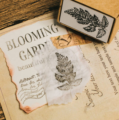 Jungle Series Rubber Stamp | Wooden Stamp Set | Scrapbooking Stamp | Planner Stamp