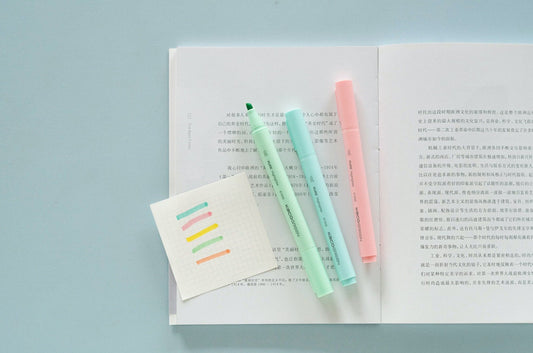 5 Pens Kaco Highlighter Pen Set｜Rainbow Color | Highlighter Marker Pen | Study Supplies
