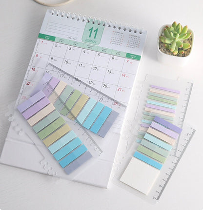 Mild Color Index Sticky Notes | Page Flags | Study Supplies | Planner  | Sticky Note Pad