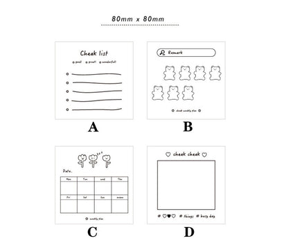 Korean Cute Note Pad