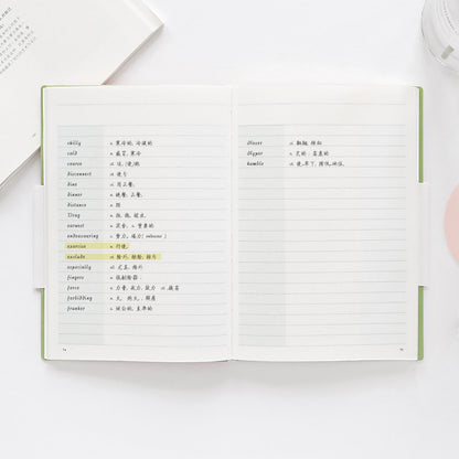 A5 Words Study Notebook | No Bleed | Word Journal